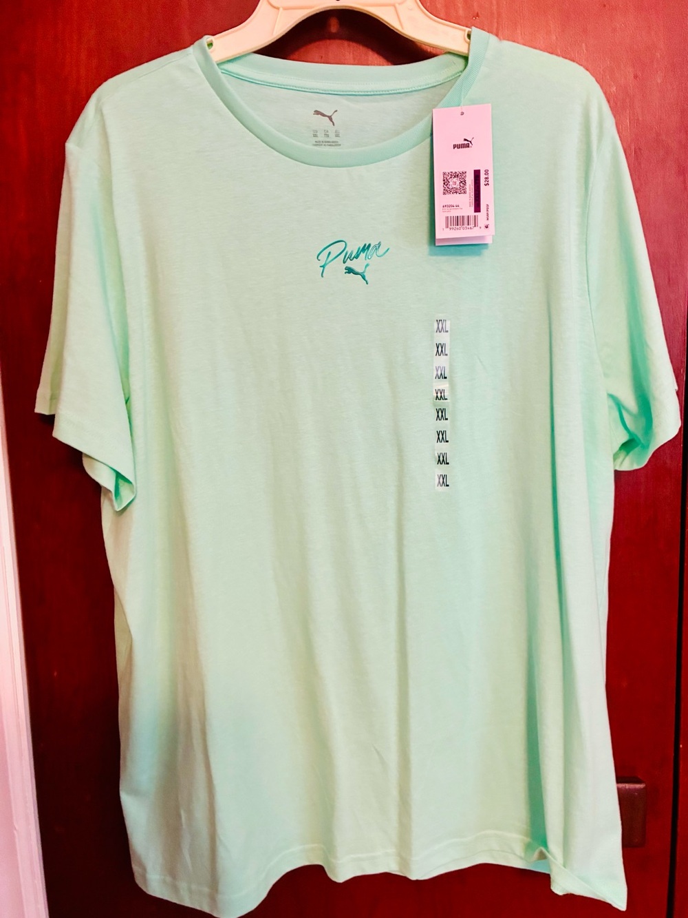 Puma Mint Green Short Sleeve Tee